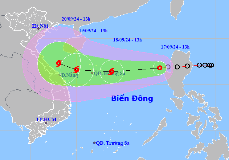  Áp thấp nhiệt đới mạnh lên thành bão, cảnh báo đợt mưa lớn từ Quảng Bình đến Ngãi 第3张