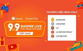 Siêu Sale 9.9: Sản phẩm bán qua livestream trên Shopee tăng gấp 24 lần  第2张