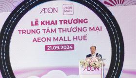 Khai trương trung tâm thương mại Aeon Mall đầu tiên của miền Trung tại Huế