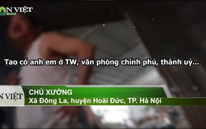 Hàng trăm nhà xưởng xây dựng trái phép trên đất nông nghiệp tại huyện Hoài Đức, Hà Nội (Video kỳ 1)