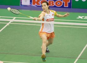  Thua tay vợt tốp 4 thế giới, Thùy Linh nhận thưởng ngang chức vô địch Vietnam Open