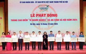 Hà Nội phát động Tháng cao điểm “Vì người nghèo” và an sinh xã hội năm 2024