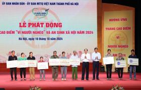 Hà Nội phát động Tháng cao điểm “Vì người nghèo” và an sinh xã hội năm 2024