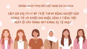 Lời chúc mừng Ngày Phụ nữ Việt Nam  20/10 tặng sếp, đồng nghiệp, nhân viên nữ