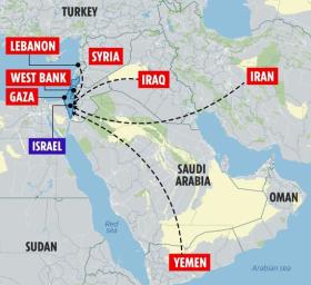 Cuộc chiến 'tứ bề thọ địch' của Israel với Iran 