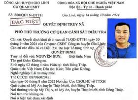  Truy nã đặc biệt đối tượng giao cấu với trẻ em 