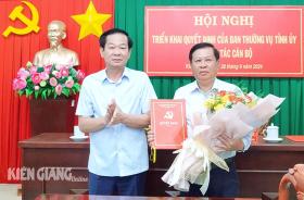 Bí thư Huyện ủy, Phó trưởng Ban Tổ chức và Giám đốc Sở được điều động phân công giữ chức vụ mới