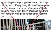  Kỷ luật giáo viên xin tiền hỗ trợ mua máy tính; Thực hư nhà trường ‘dằn mặt’ phụ huynh 